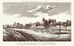 Isleworth Ferry at Church,river view,prints